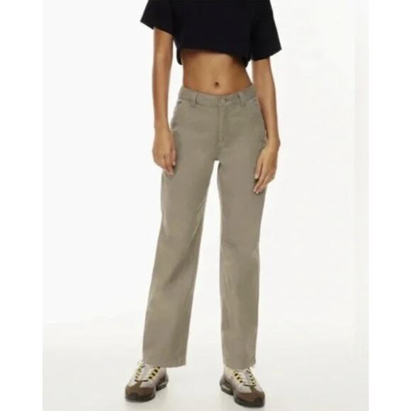 Aritzia Tna Greenwich High‎ Waisted Carpenter Cargo Pant Size 00 - Picture 1 of 13